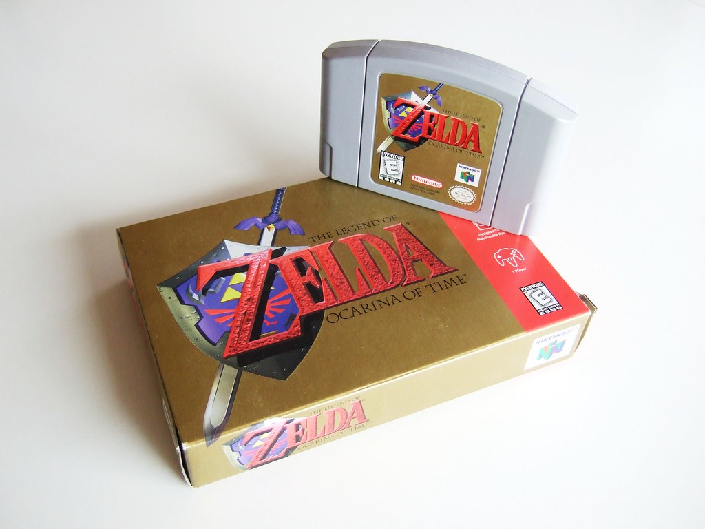 The Legend of Zelda Ocarina of Time für Nintendo 64 mit Verpackung und Modul