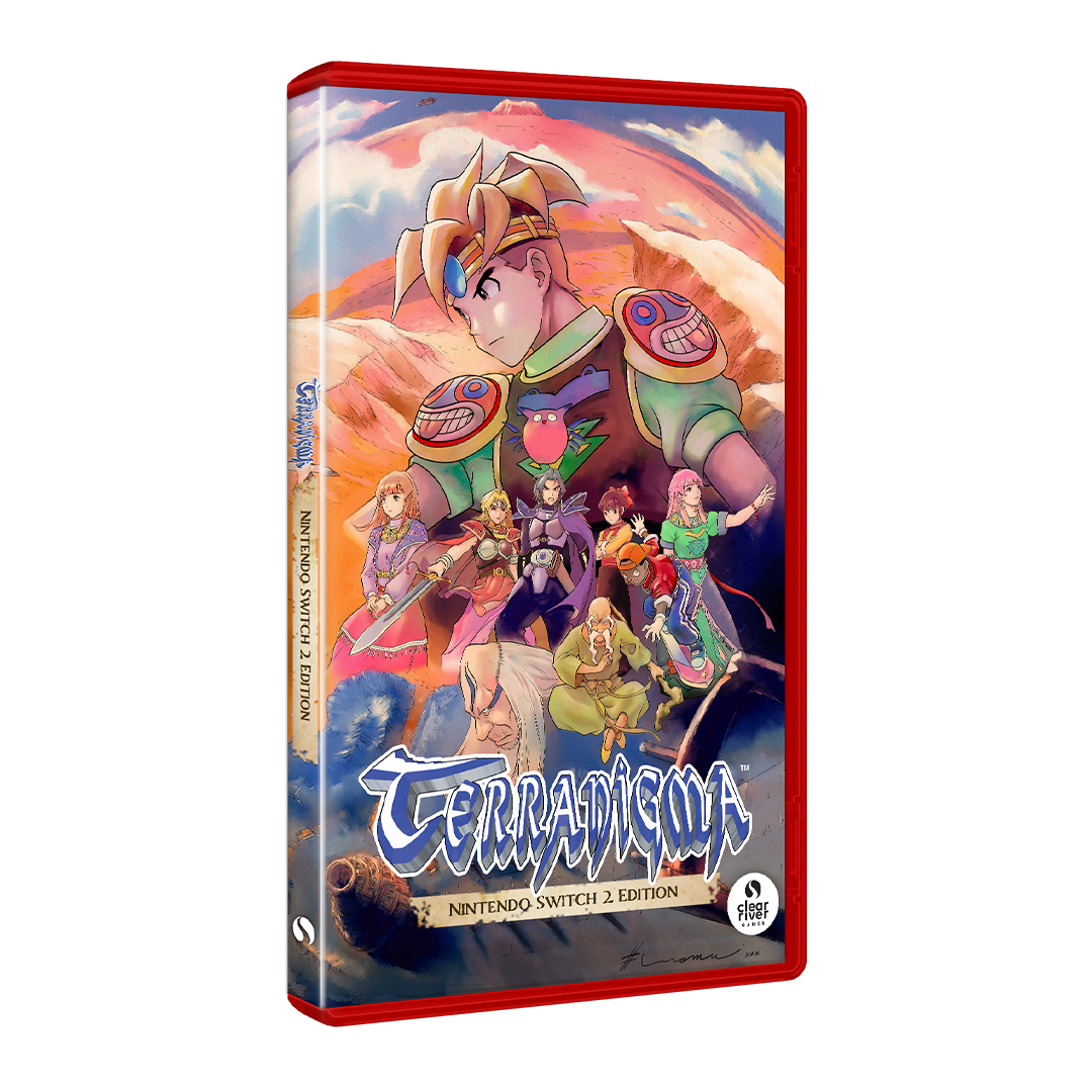 Wendecover der Terranigma-Ausgabe für Nintendo Switch 2