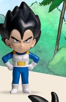 Burger-King-Sammelfigur Vegeta aus der Dragon-Ball-Super-Aktion 2026