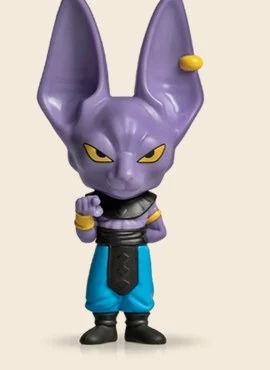 Burger-King-Sammelfigur Beerus aus der Dragon-Ball-Super-Aktion 2026