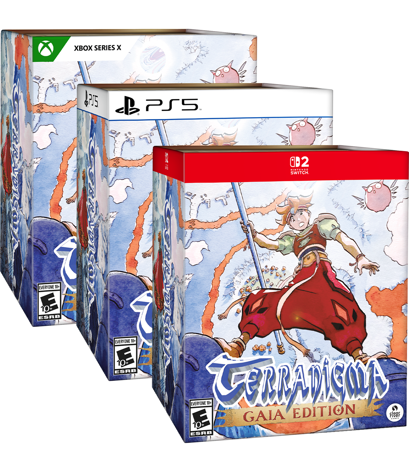Terranigma Gaia Edition mit Spiel, SteelBook, Artbook, Figur, Weltkarte und weiteren Beigaben
