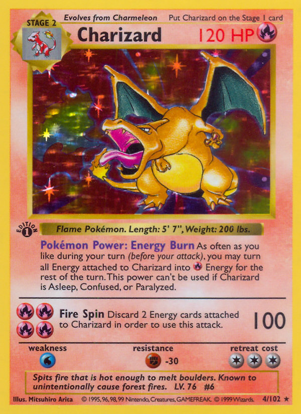 Pokémon Base Set Charizard 4/102