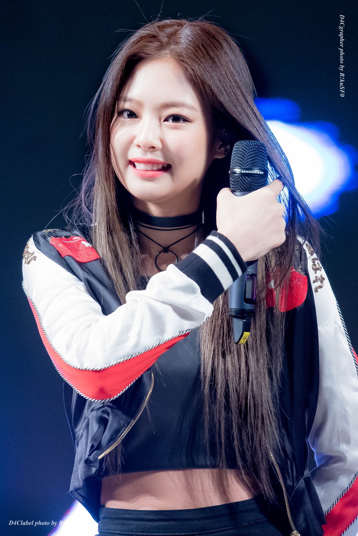 Jennie Kim von BLACKPINK bei einem Auftritt im Mai 2017