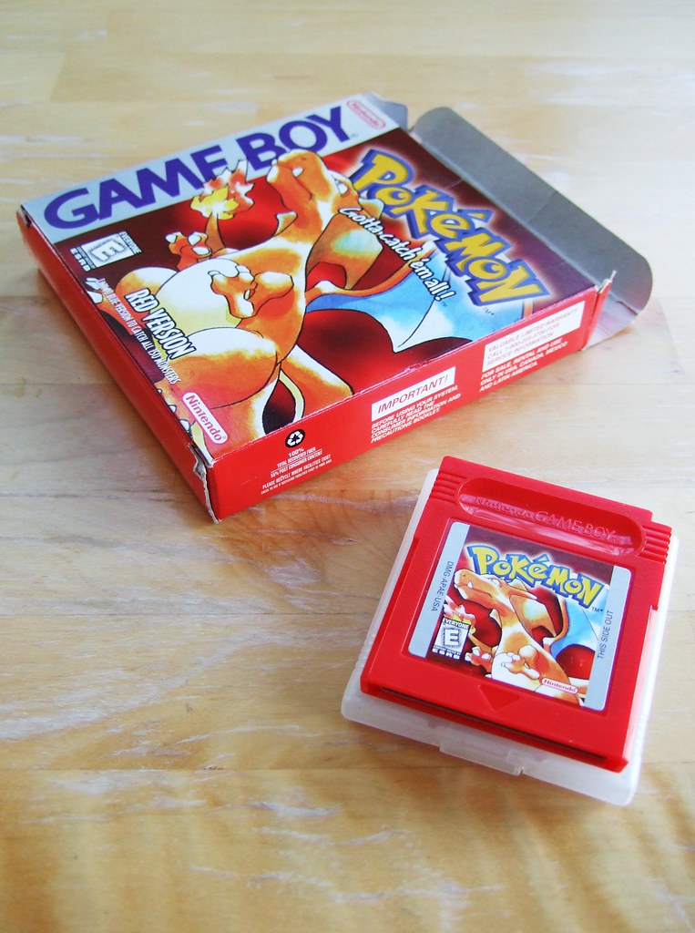 Pokémon Rote Edition für Game Boy mit Originalverpackung und Modul