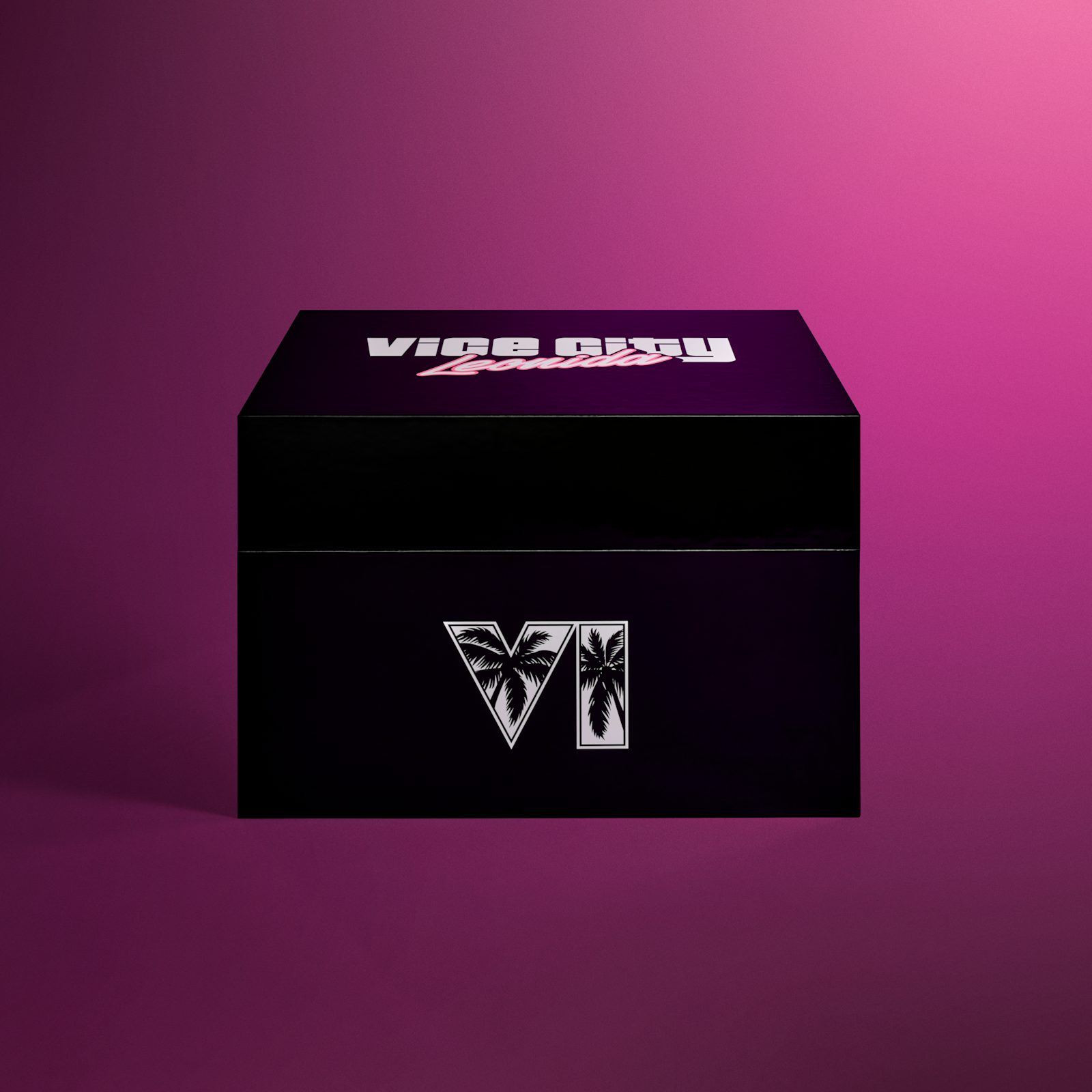 Geschlossene GTA VI Goodtime State – Vice City Collection Box im Vice-City-Design