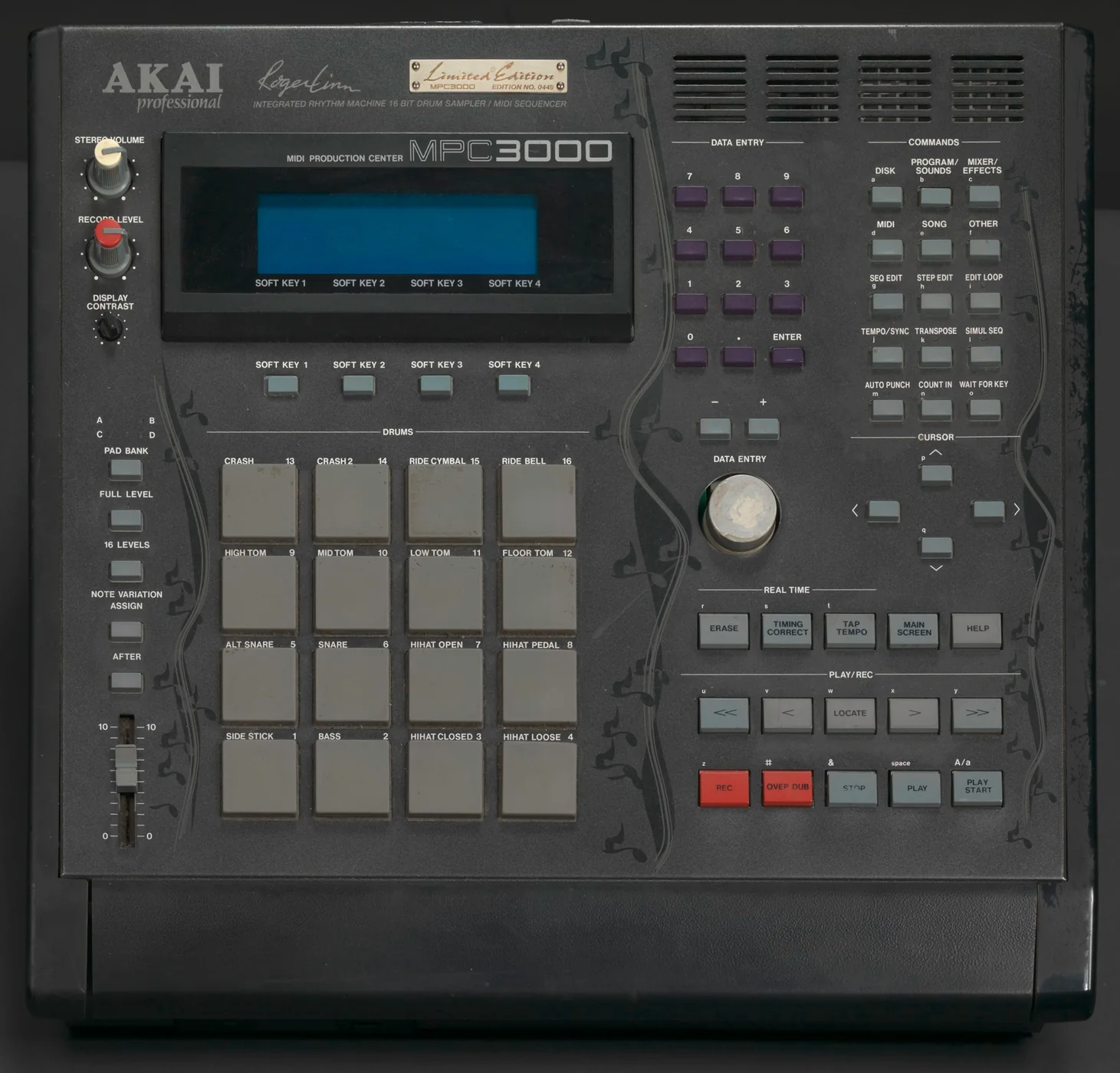 Nummerierte Akai MPC 3000 Limited Edition aus der Smithsonian-Sammlung