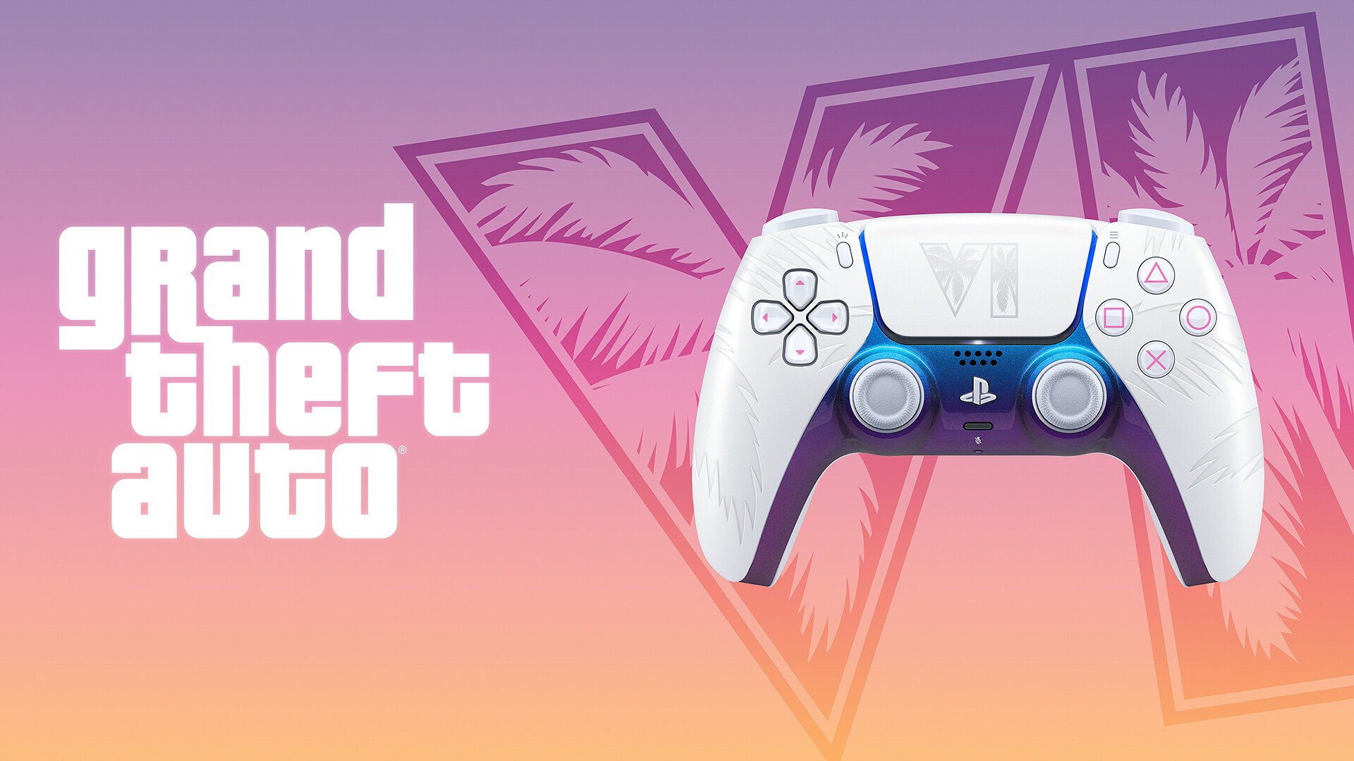 Offizieller GTA VI White Limited Edition DualSense Controller